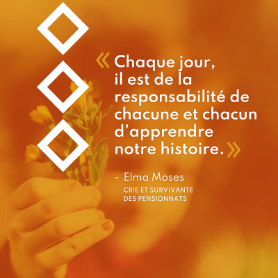 Elma Moses - Survivante - Citation